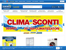 Tablet Screenshot of castoldi.euronics.it