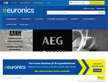 Tablet Screenshot of euronics.fi